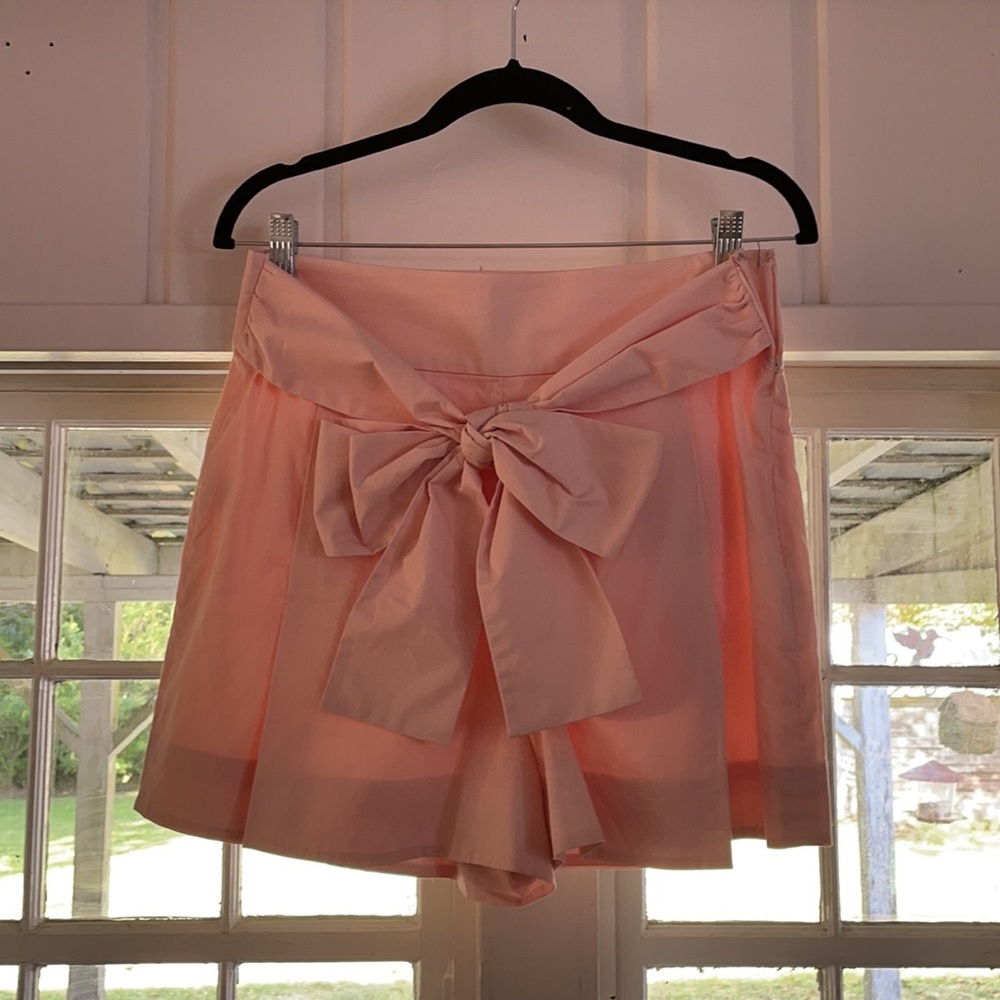 Pleated Pink Shorts